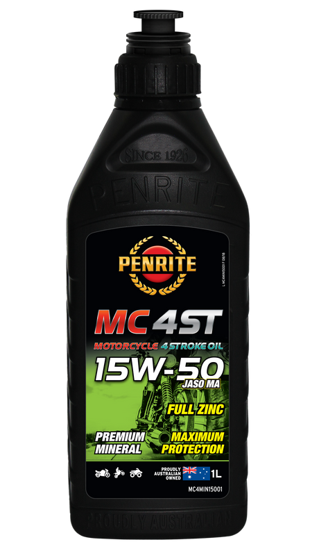 MC-4ST Mineral 15W-50 - Penrite 4 X 4 Litre (Carton Only)