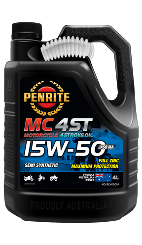 MC-4ST Semi Synthetic 15W-50 4L - Penrite 4 X 4 Litre (Carton Only)