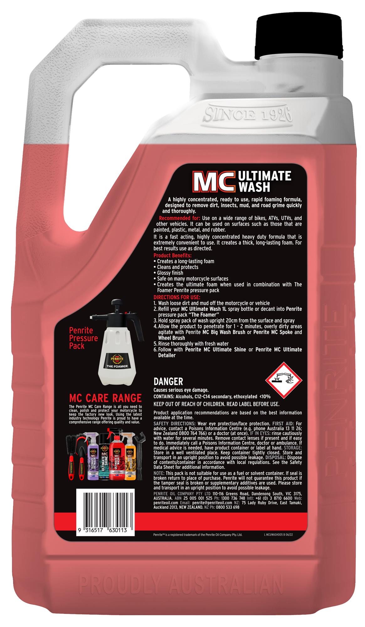 MC Ultimate Wash - Penrite | Universal Auto Spares