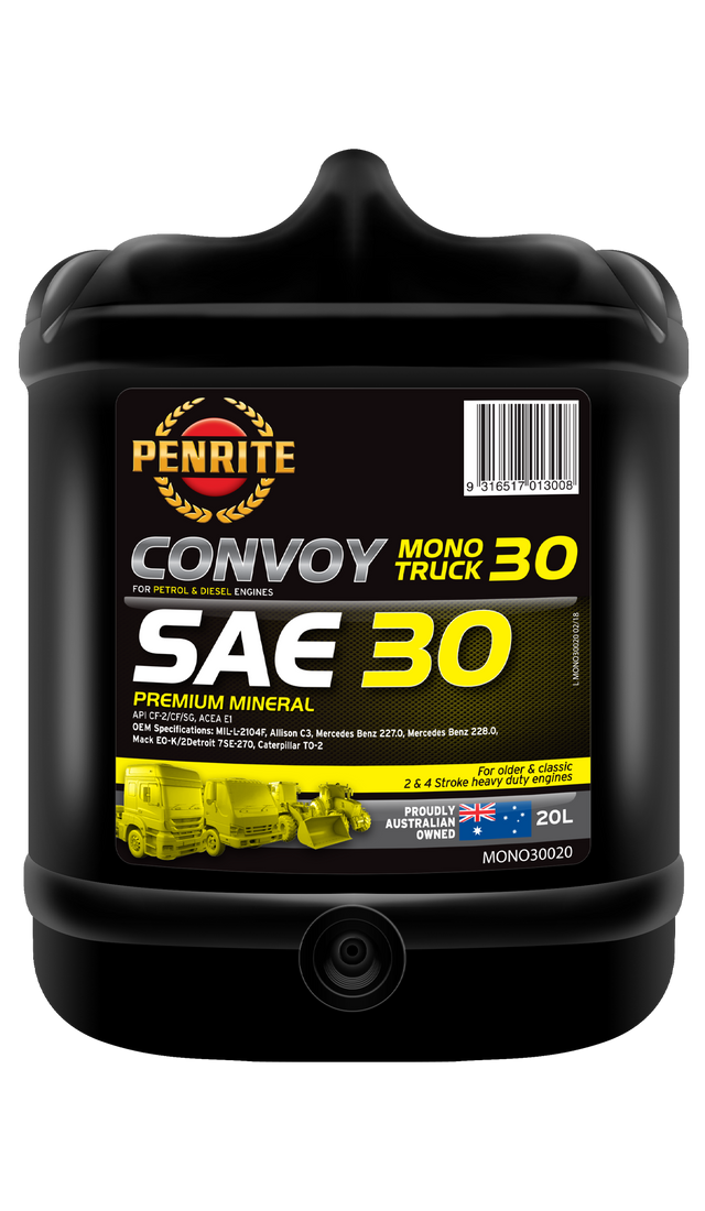 CONVOY MONO TRUCK 30 (Mineral) 20L - Penrite | Universal Auto Spares