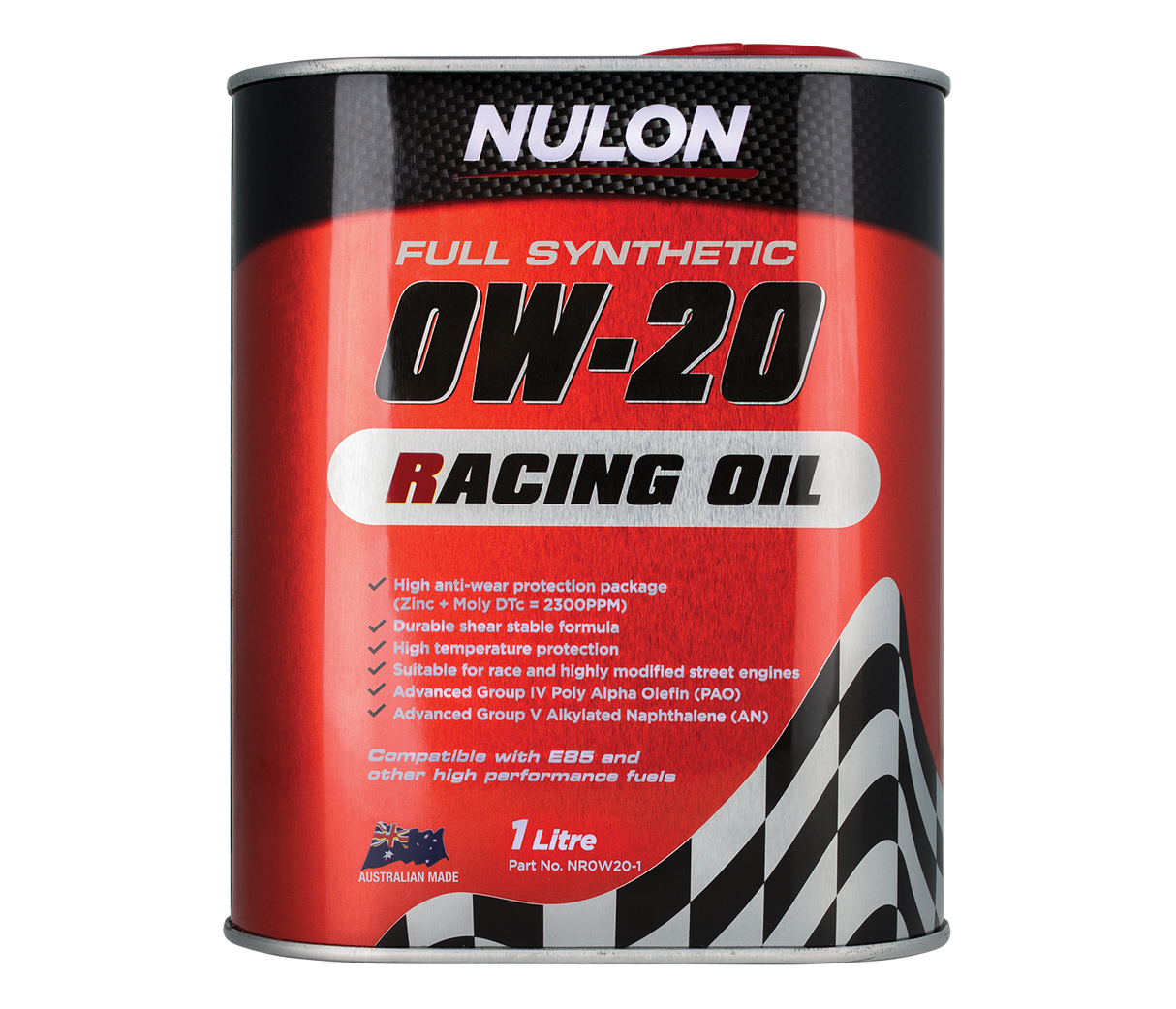 Full Synthetic 0W-20 Racing Oil - Nulon 1L