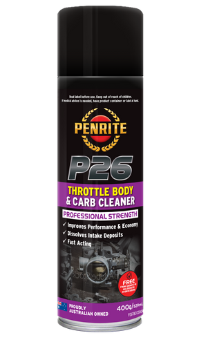 P26 Throttle Body & Carb Cleaner 400gm - Penrite