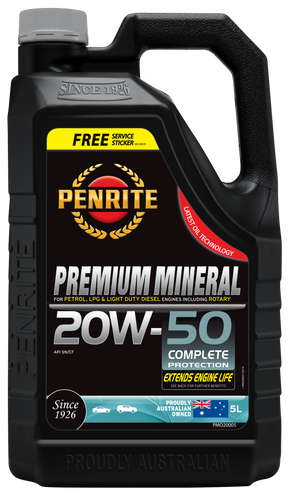 Premium Mineral 20W-50 5L - Penrite