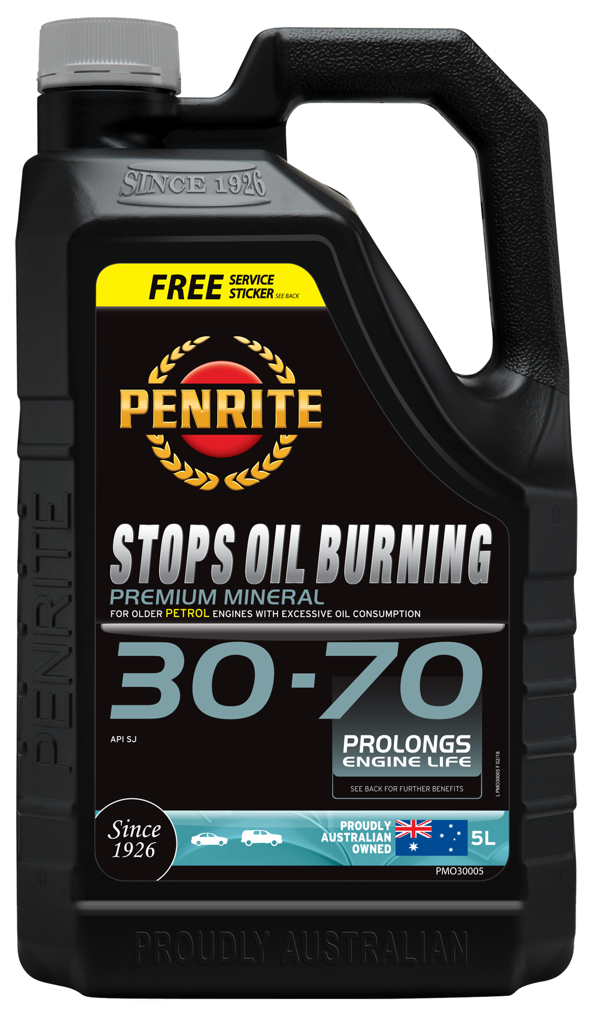 Stops Oil Burning 30-70 5L - Penrite | Universal Auto Spares