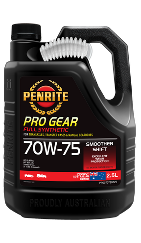 PRO GEAR 70W-75 (FULL SYN) - Penrite 2.5L