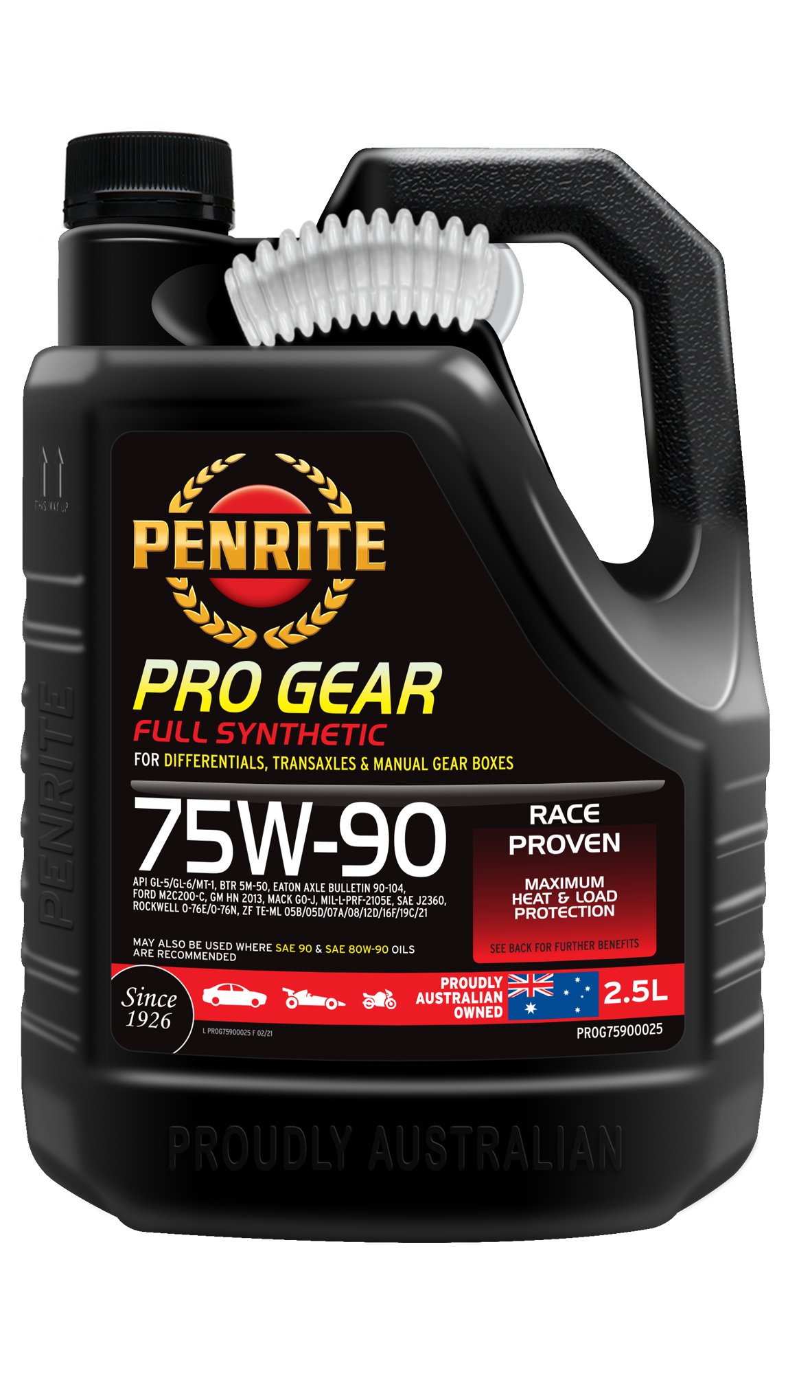 PRO GEAR 75W-90 (Full Syn) - Penrite | Universal Auto Spares