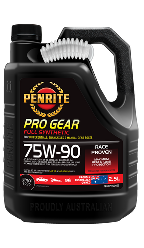 PRO GEAR 75W-90 (Full Syn) - Penrite 2.5L