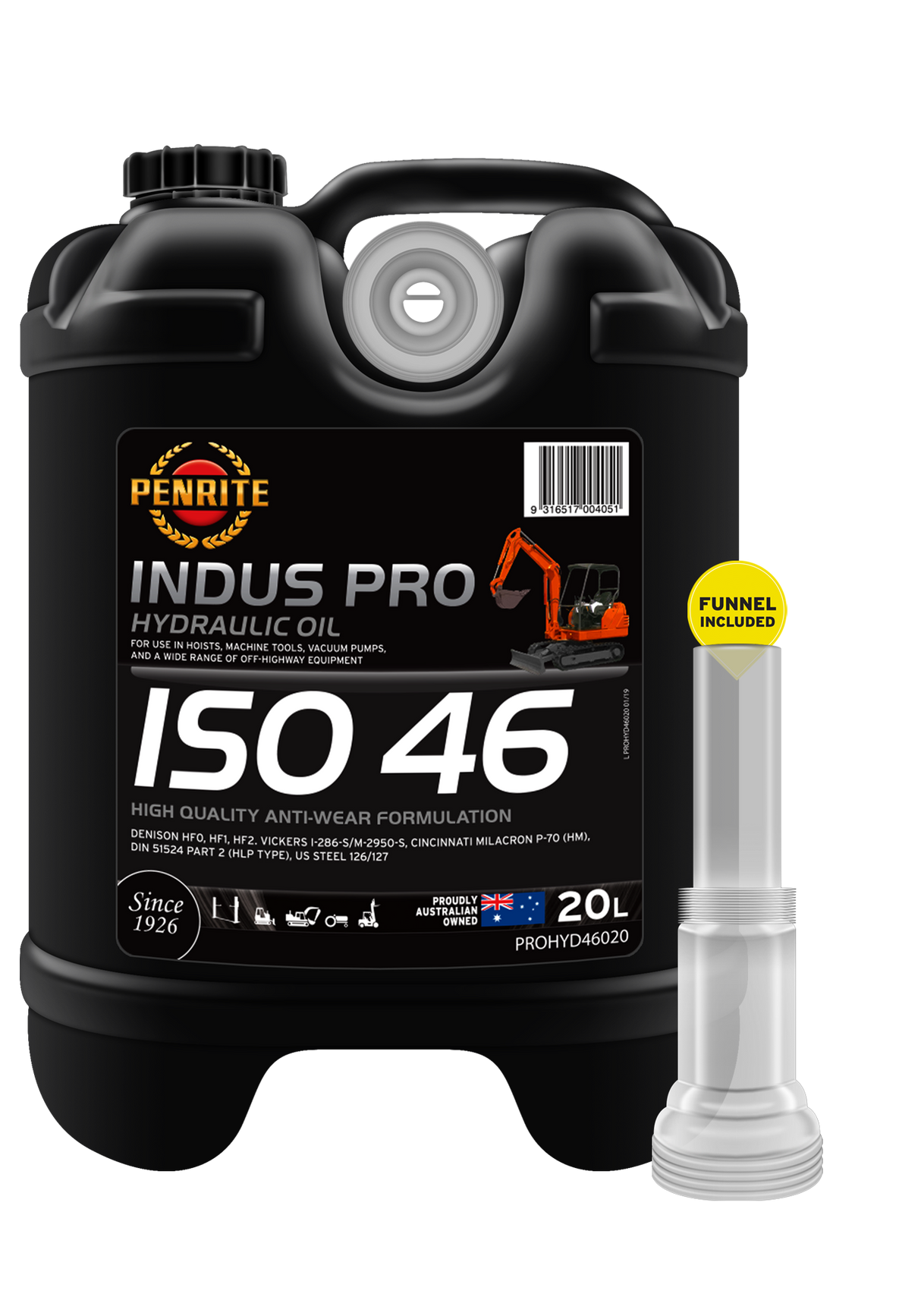 INDUS Pro Hydraulic 46 - Penrite | Universal Auto Spares