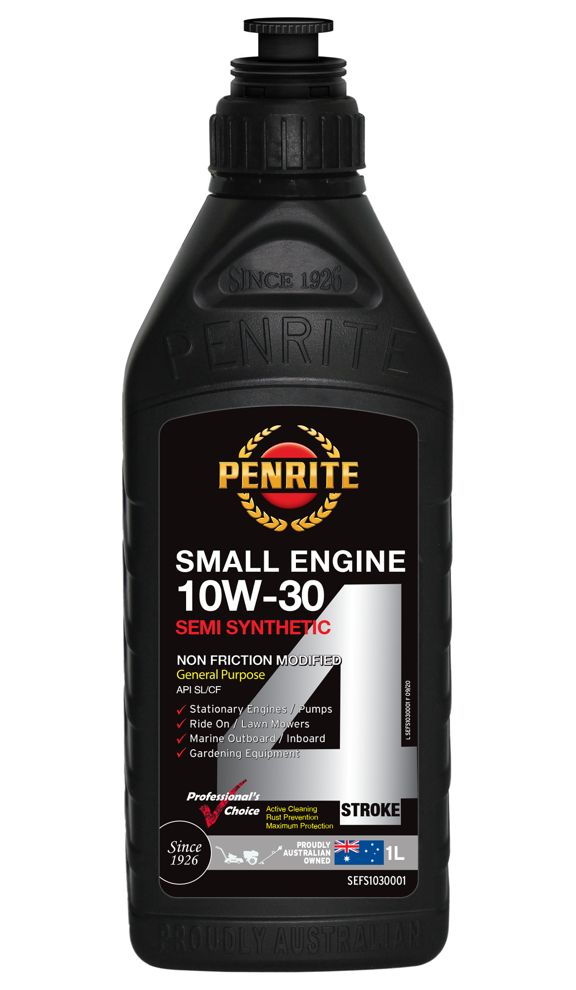 Small Engine 4 Stroke 10W-30 (Semi Syn) - Penrite | Universal Auto Spares