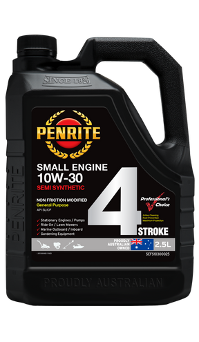 Small Engine 4 Stroke 10W-30 (Semi Syn) - Penrite 2.5L