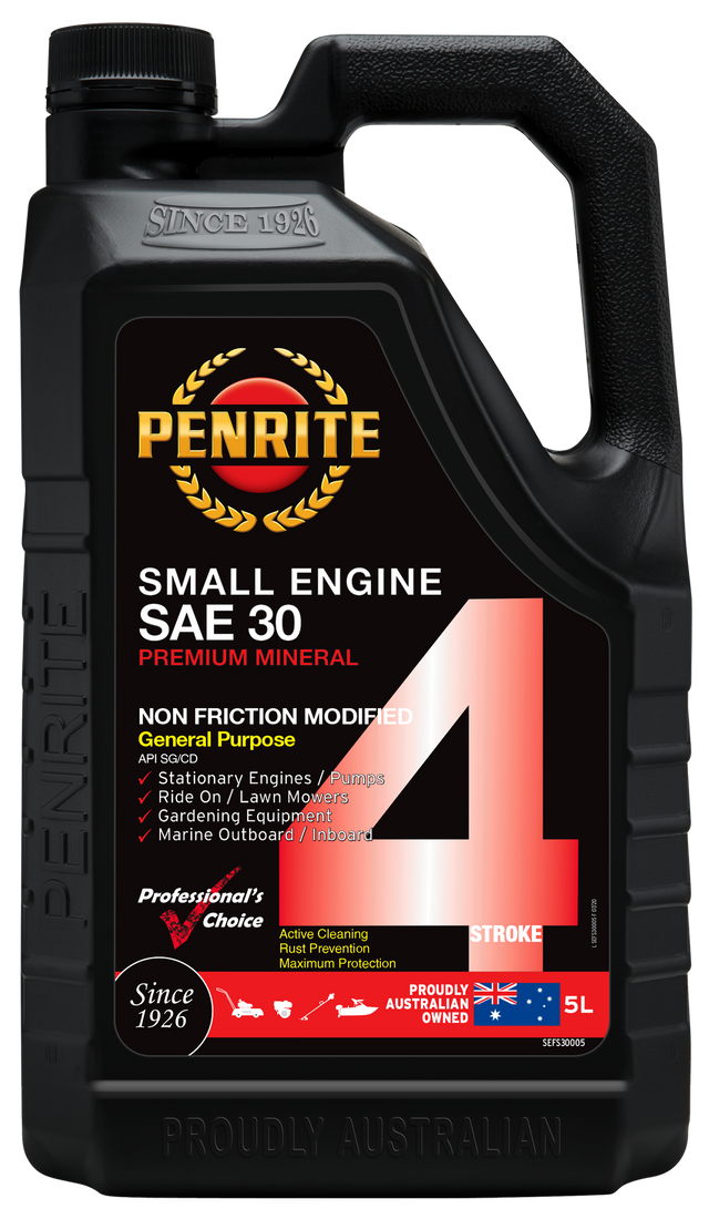 Small Engine 4 Stroke SAE 30 (Mineral) - Penrite | Universal Auto Spares