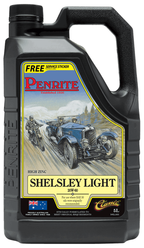 Shelsley Light 20W-60 (Mineral) 5L - Penrite