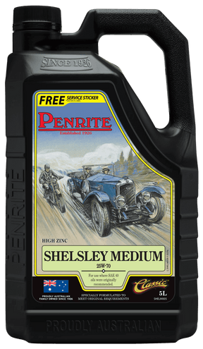 Shelsley Medium 20W-70 (Mineral) 5L - Penrite 4 X 5 Litre (Carton Only)