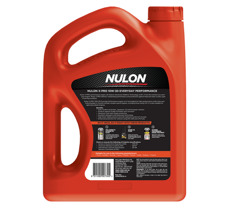 X-PRO 10W-30 Everyday Performance - Nulon | Universal Auto Spares