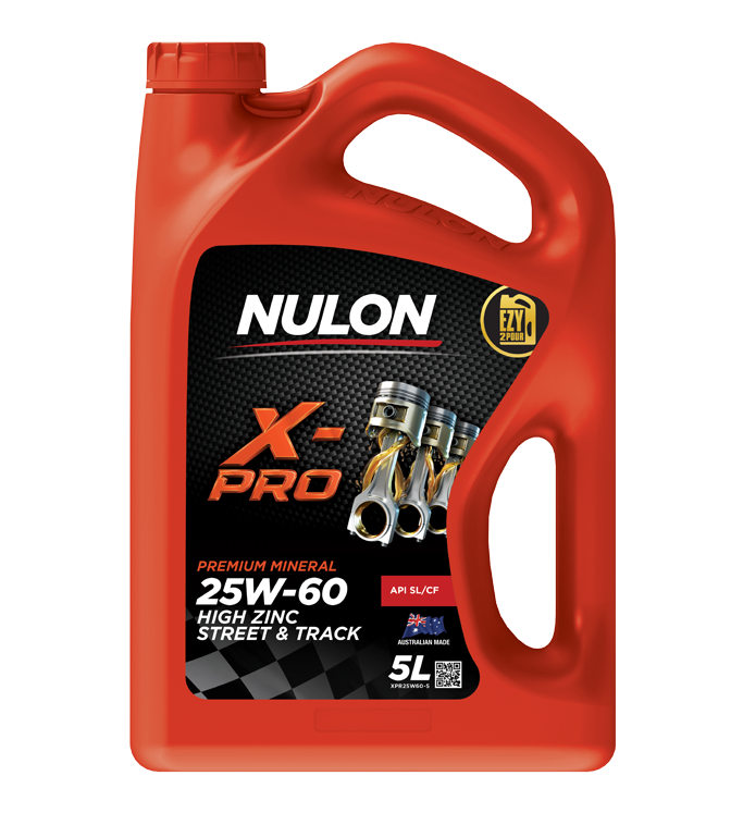 X-PRO 25W-60 High Zinc Street & Track 5L - Nulon | Universal Auto Spares