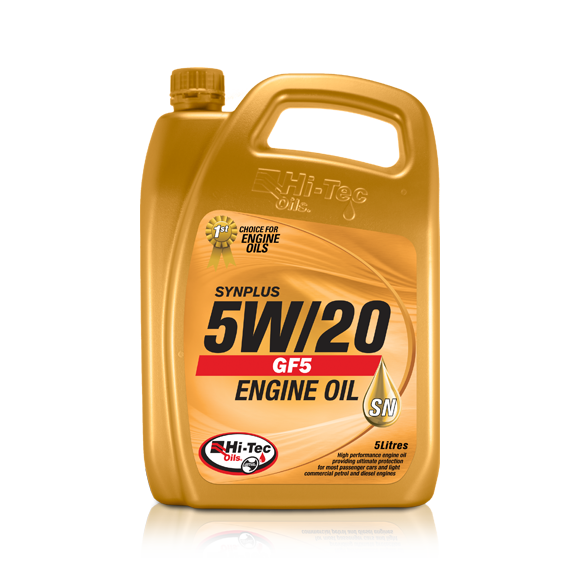 Synplus 5W/20 SN GF-5 GF-6 - Hi-Tec Oils | Universal Auto Spares